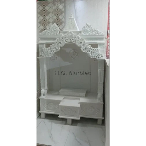 Antique White Marble Temple