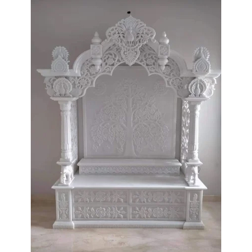 White Marble Home Temple - Regional Style: Indian