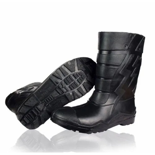 02_PVC Black Safety Gumboots