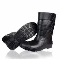 02_PVC Black Safety Gumboots