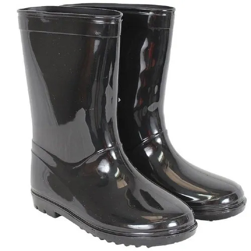 Black Safety PVC Gumboots