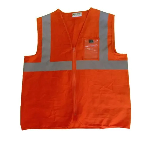 Orange Reflective Safety Jacket - Gender: Unisex