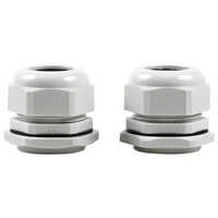 Elmex Polyamide Pg Cable Gland - Aluminum Hex Conductor, 20.2mm Diameter, White Pvc Insulation | 1-year Warranty, High Voltage Suitable