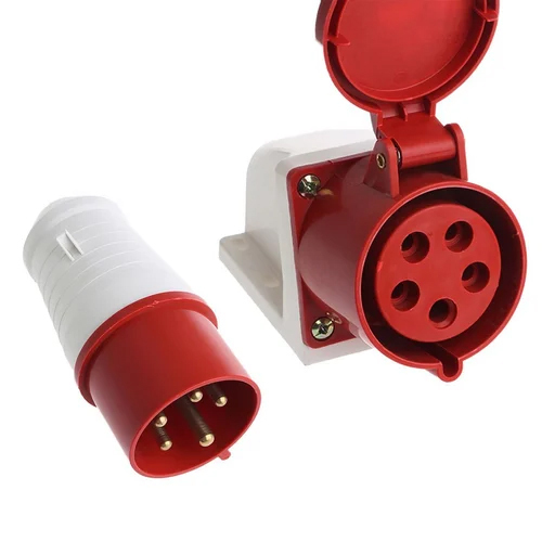 Teknic Industrial Plugs And Sockets - Color: White