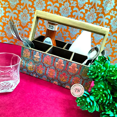 Cutlery Holder Gold Foil Print