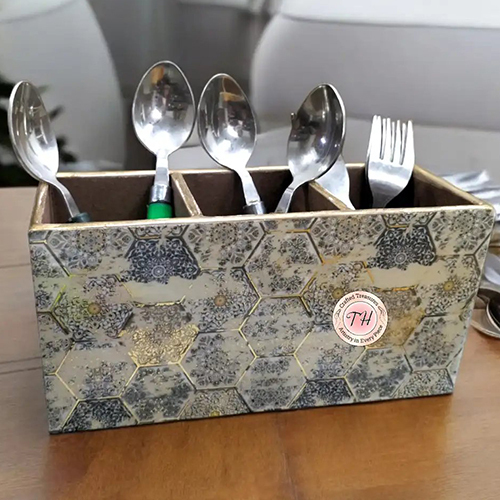 Designer Cutlery Holder - Color: Multi Colour