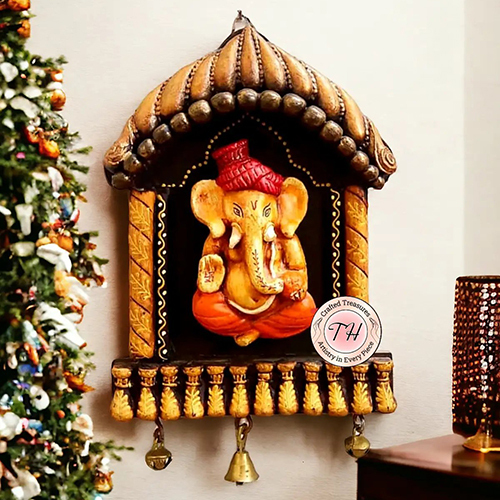 Wooden Ganesha Wall Decor - Attributes: Waterproof