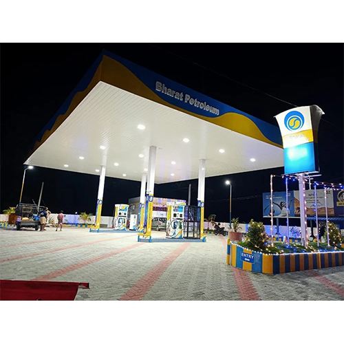 Petrol Pump Canopy Lighting Installations Service