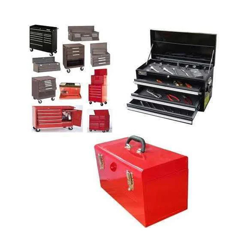 Red Stainless Steel Box