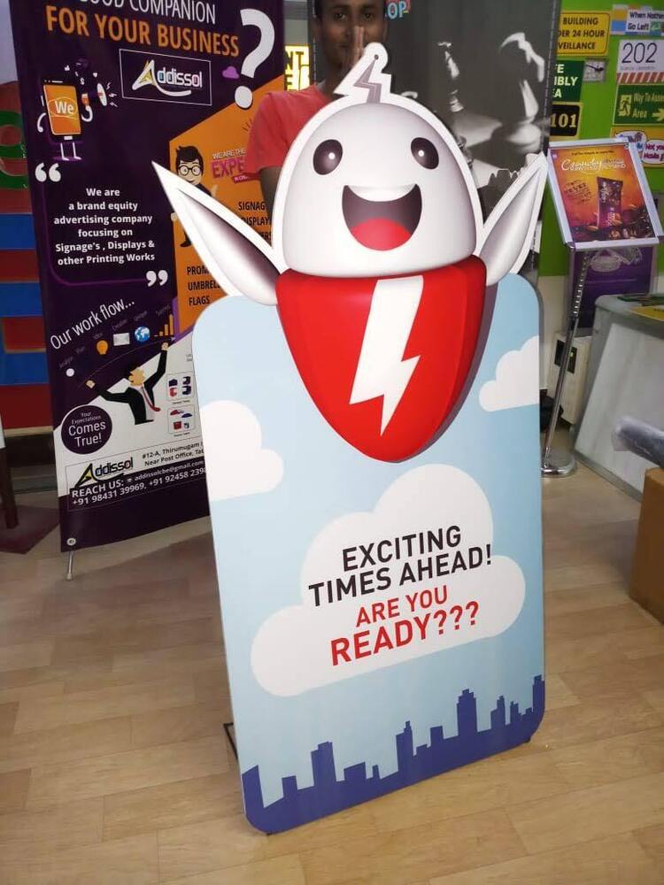 Cut Out Display Stand