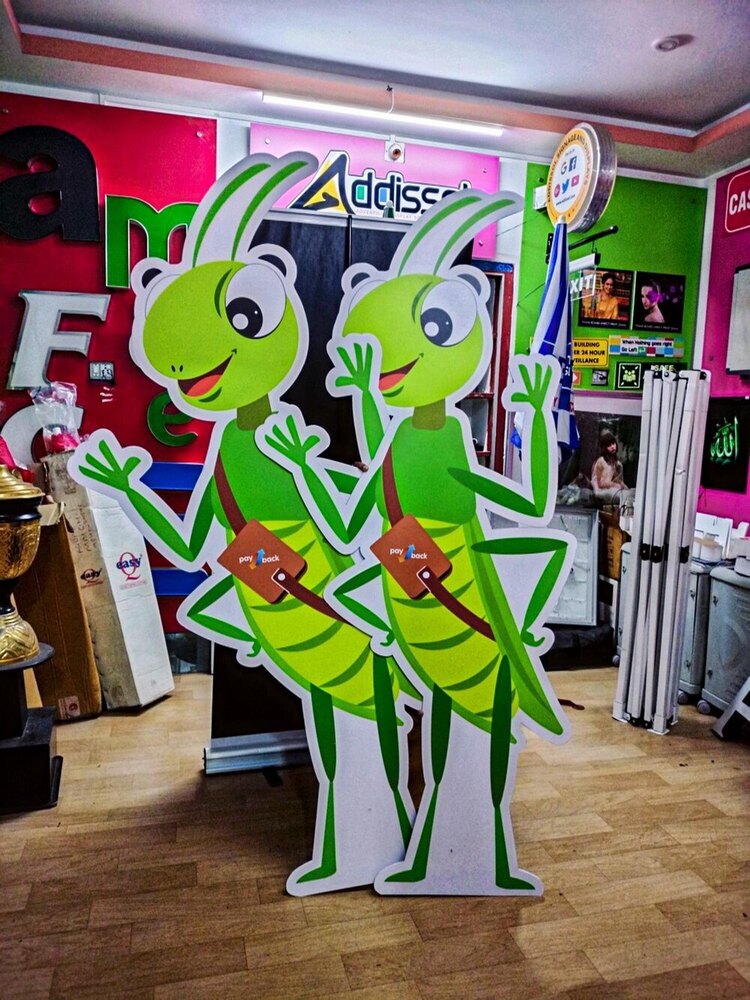 Cut Out Display Stand