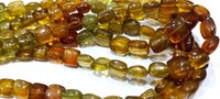 Natural Green Apatite Chiclets Cushion Square  beads