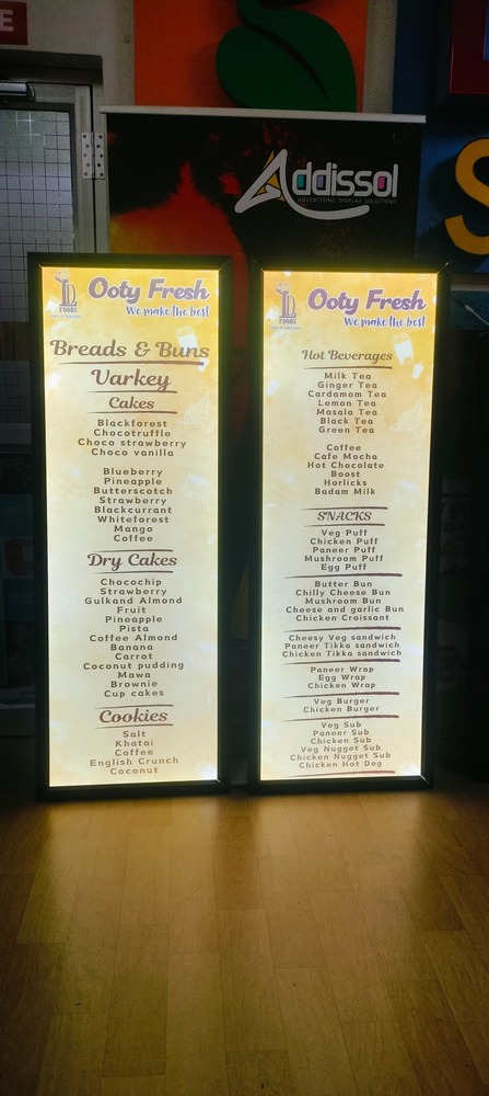 Led Clip On Board With Frame - Application: Indoor