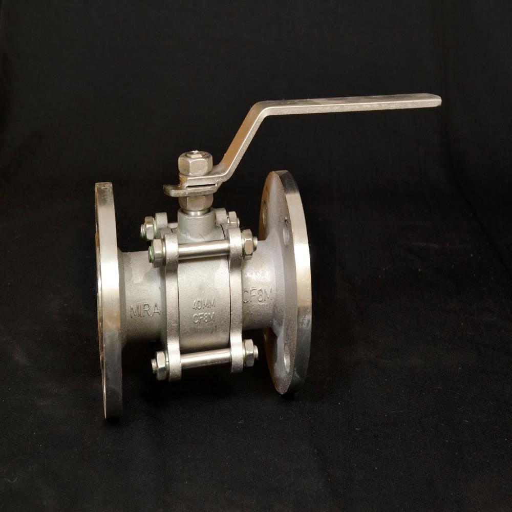 3PC FLANGE  END BALL VALVE 65MM