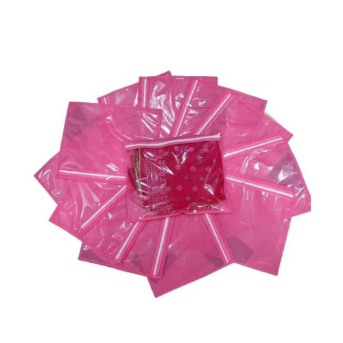 Pink PVC Saree Cover