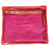 Plastic Saree Packing Bag - High-quality Pvc, Multiple Sizes Available, Various Colors, Pp String, 1-year Warranty | Ideal For Apparel Business, Secure Storage Solution