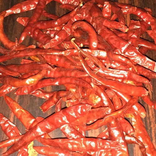 तेजा लाल मिर्च बिना डंठल के