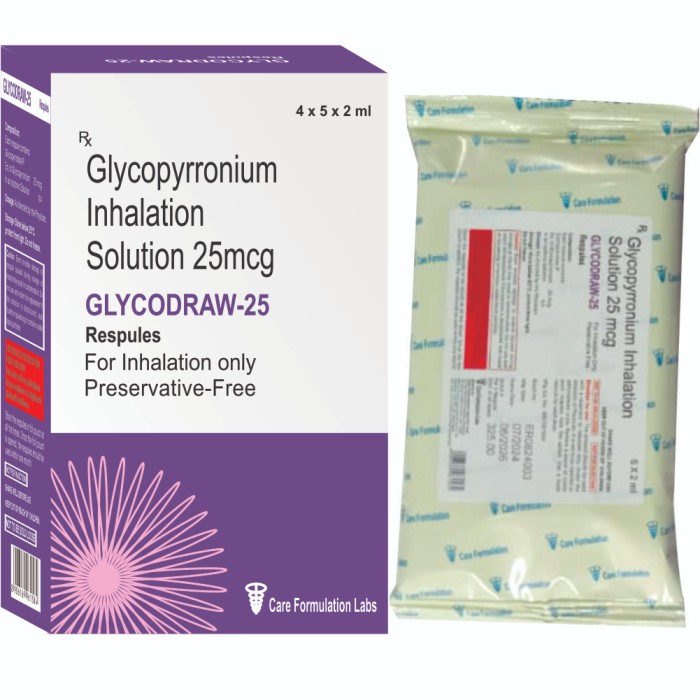 Glycopyrronium 25mcg In an Isotonic Solution Respule