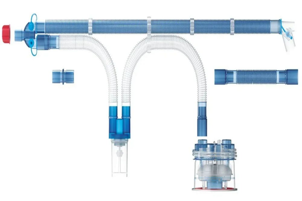 ADULT HEATED WIRE VENTILATOR BREATHING SYSTEM