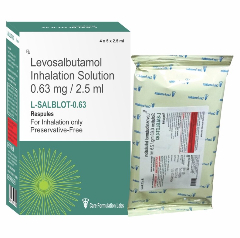 Levosalbutamol Sulphate 0.63mg ,Isotonic Solution 2.5ml contains