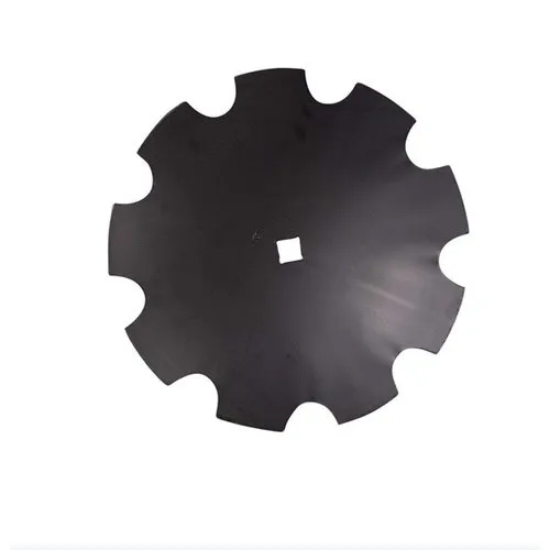 Notched Disc Blade - Color: Black