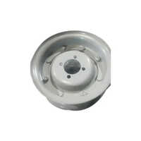 Hand Pulled Tractor Wheel Rim - Iron Material, Standard Size, Grey Color | Hardness Verified, Coated Surface, 1 Year Warranty