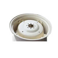 Tractor Rear Wheel Rim - Iron Material, Standard Size, Grey Color | Hard And Durable With 1 Year Warranty