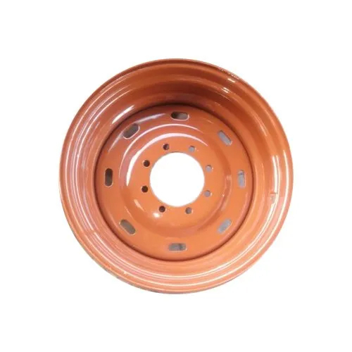 Harvester Combine Wheel Rim - Color: Orange