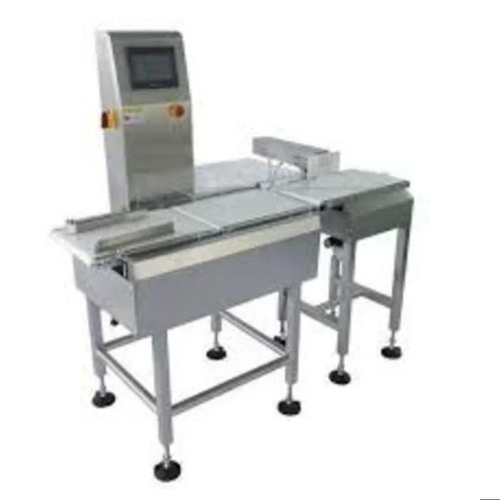 Online Checkweigher Machine - Color: Silver