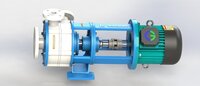 Industrial Vertical Glandless Non Metallic Pumps - Flow Rate: Upto 200 Ma /hr