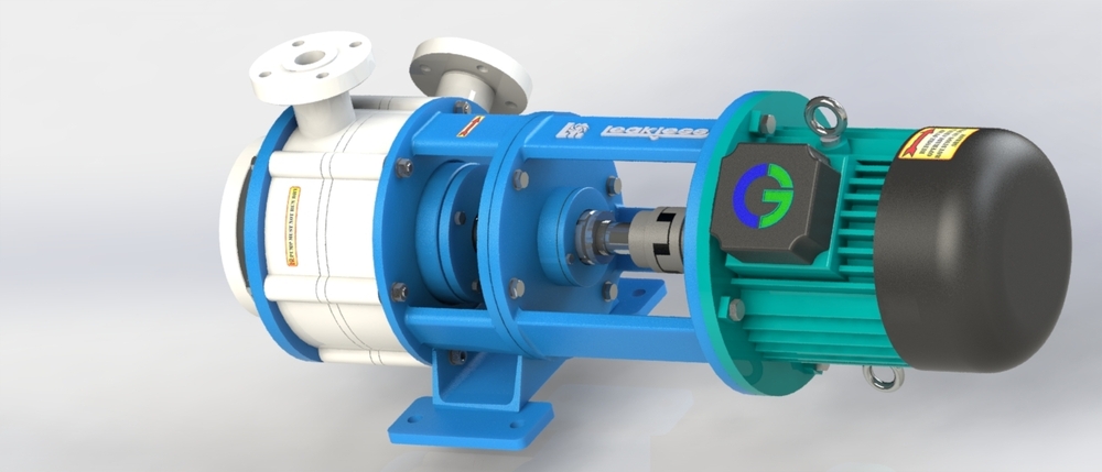 Industrial Vertical Glandless Non Metallic Pumps - Flow Rate: Upto 200 Ma /Hr