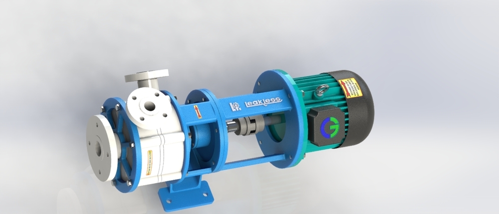 Industrial Vertical Glandless Non Metallic Pumps - Flow Rate: Upto 200 Ma /Hr