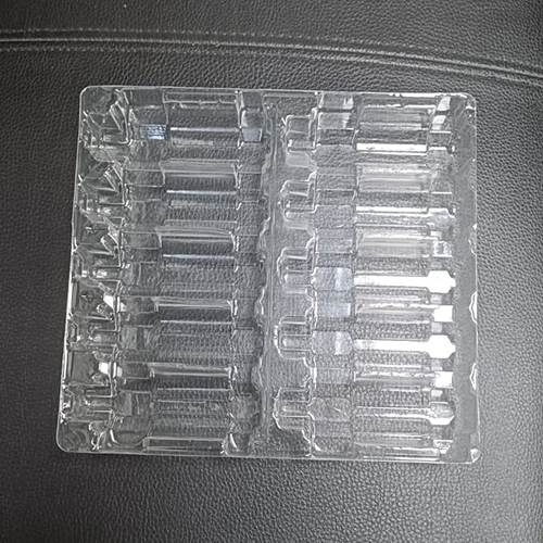 Blisters Cosmetics Packaging Tray - Color: Transparent