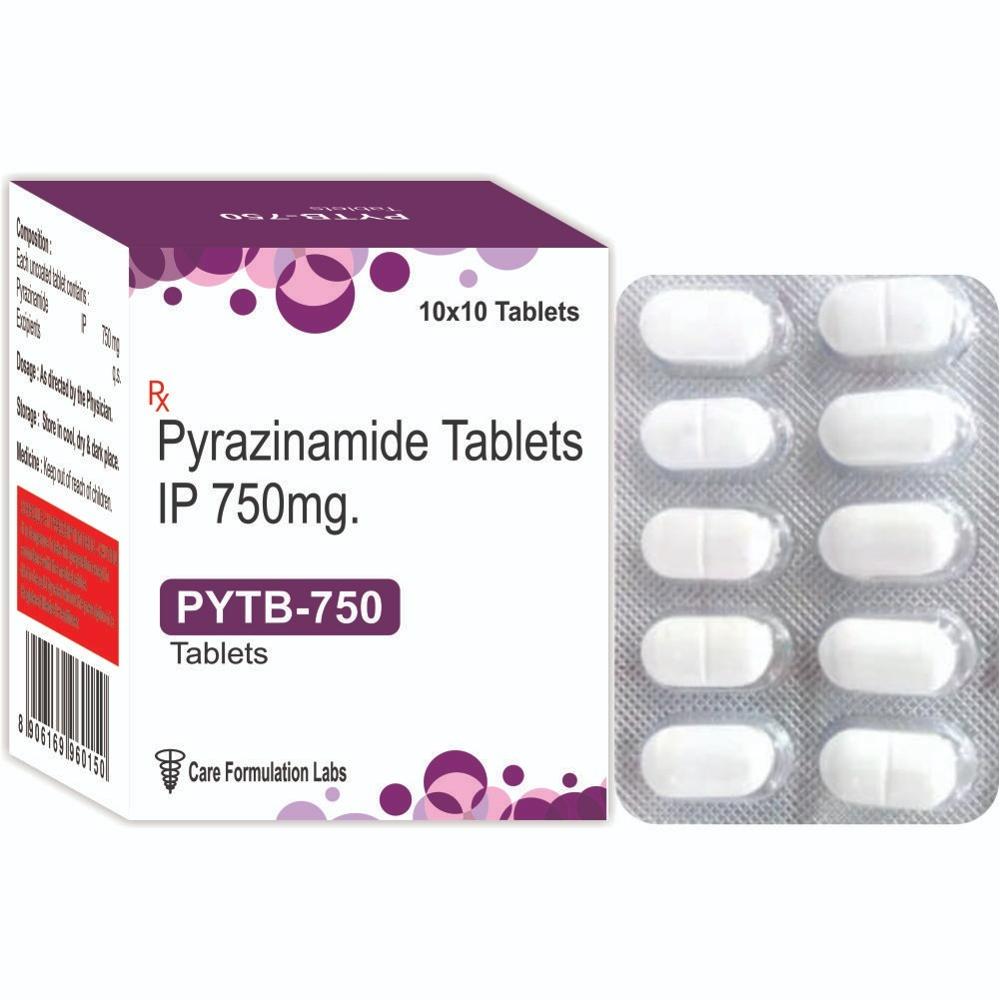 Pyrazinamide IP 750MG TAB