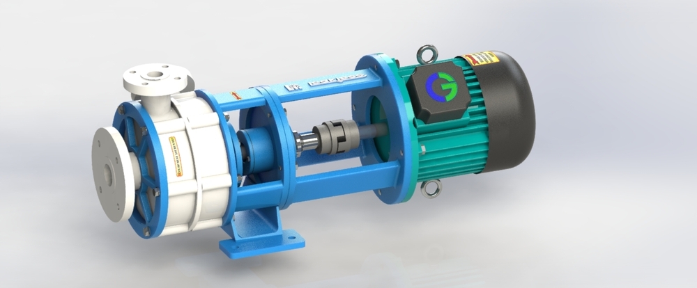 Industrial Pp Vertical Sealless & Gland Pumps - Flow Rate: Upto 200 Ma /Hr