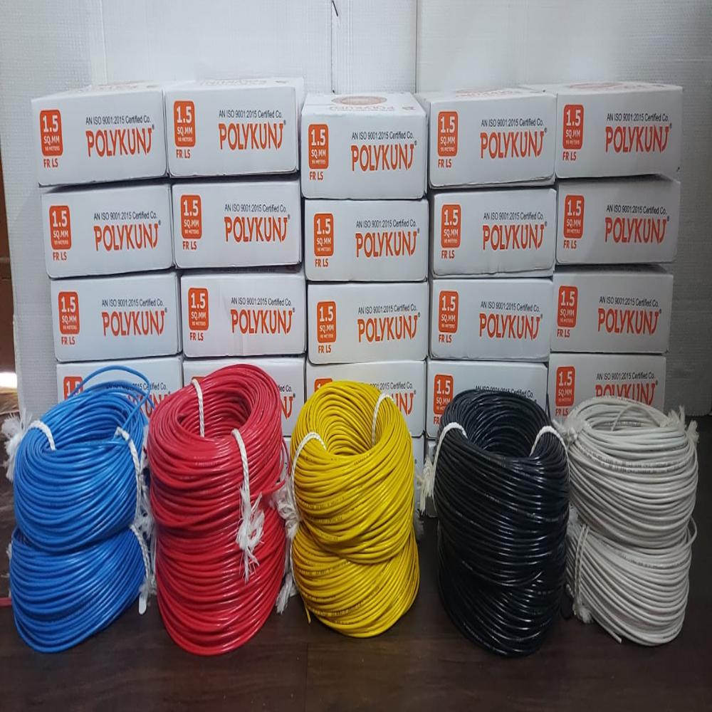 Polykunj Cables Single Core - Conductor Material: Copper
