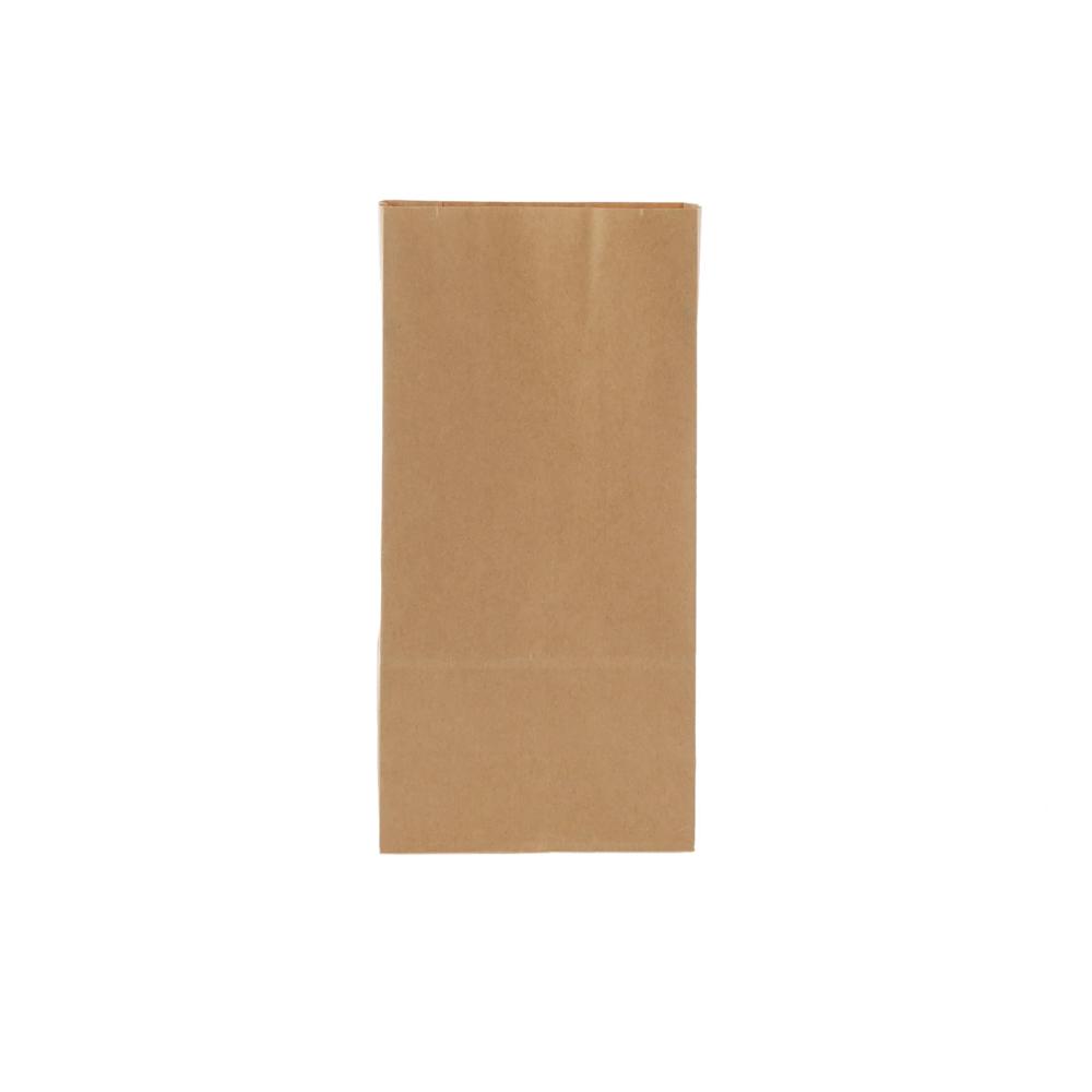 HOTPACK Square Bottom Bag 4 Brown (180 X 80 X 250 Mm, 1000 Nos)