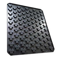Esd Anti Static Tray - Pet Material, Different Sizes Available, Black Color, Hard Hardness | Durable Solution For Safe Storage And Transport
