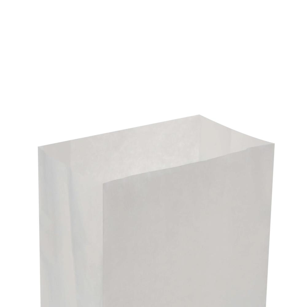 HOTPACK Square Bottom Bag 4 White (180 X 80 X 250 Mm, 1000 Nos)