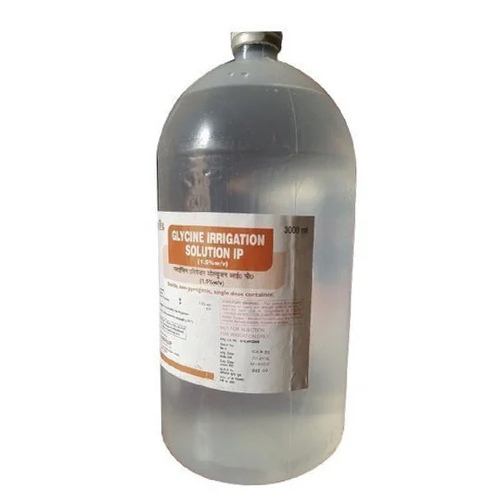 3000Ml Glycine Irrigation Solutions Iv Fluids Bottle - Dosage Form: Liquid