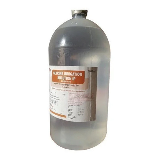 3000ml Glycine Irrigation Solutions IV Fluids Bottle