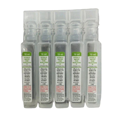 10Ml Liquid Sterile Water - Drug Type: Injection