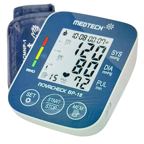 Medtech Bp 18 Portable Automatic Digital Blood Pressure Monitor Machine - Material: Plastic