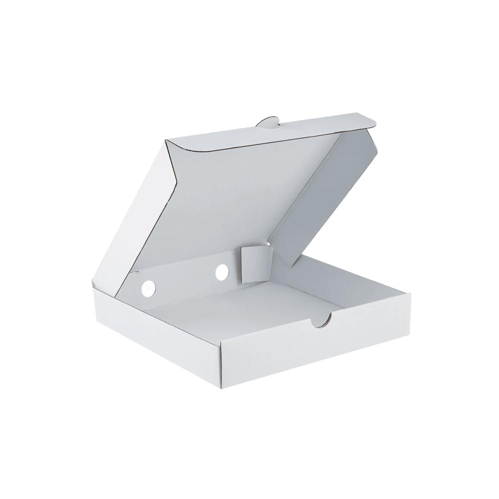 8 Inch White Paper Corrugated Pizza Box