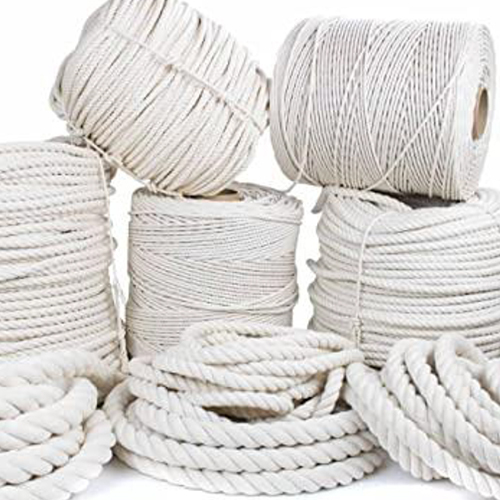 White Cotton Rope - Length: 100-500 Millimeter (Mm)