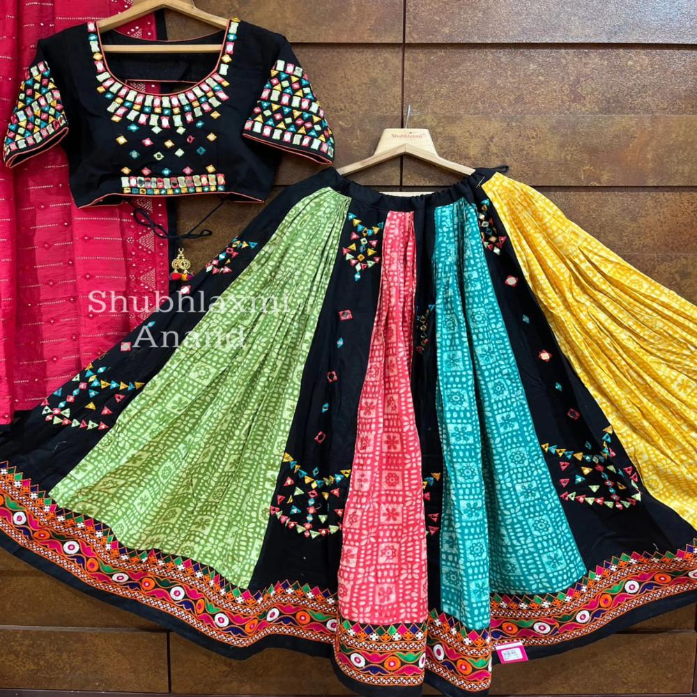 Digital Print Muslin Cotton Lehenga Choli