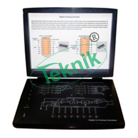 4 Bit D/a Converter - Dc Signal Source With Toggle Switches | 110-220v Power Supply, 50/60hz Output Indication On Dmm Or Oscilloscope, 2mm Banana Socket Interconnection