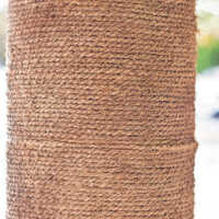 Brown Coconut Coir Rope - Coconut Fiber Material, Twisted Design, Dark Brown Color | Eco-Friendly, Biodegradable, High Tensile Strength