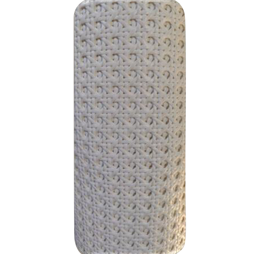 White PVC Mesh And Jute Wallcovering