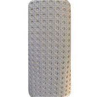 White Pvc Mesh And Jute Wallcovering - Color: Brown